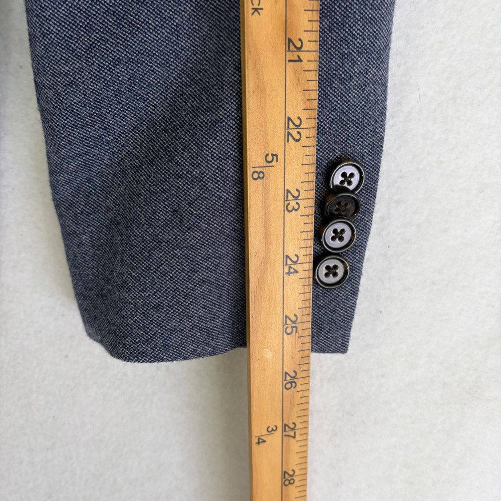 Banana Republic Mens 44R Blazer Fabbrica Alta Marzotto Italian Wool Sport Coat - Picture 14 of 14